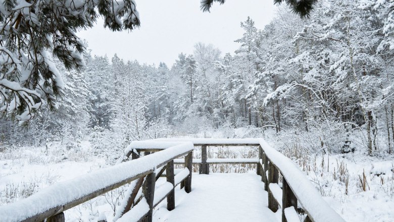 Prügelsteg Winter, © Lena Kendler