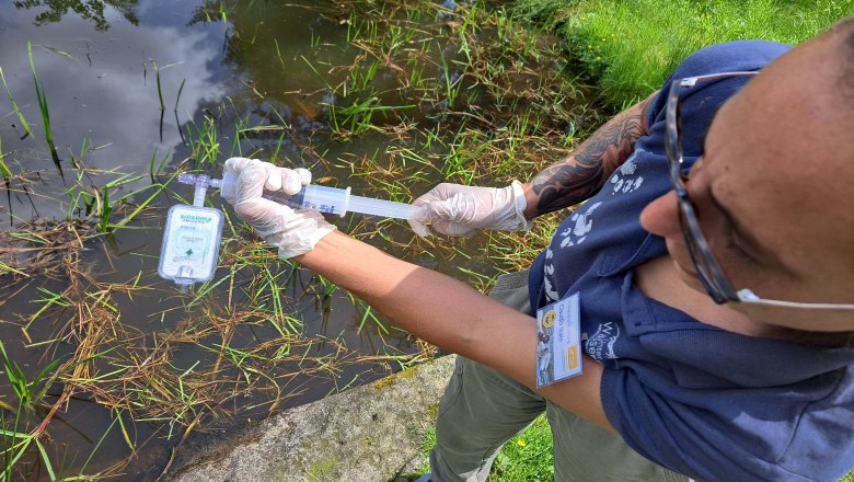 Projekt Frosch im Wassertropfen, © UnterWasserReich